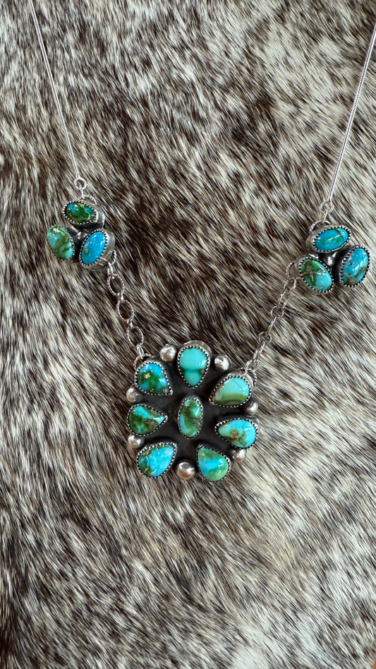 Sonoran Mountain Cluster Necklace
