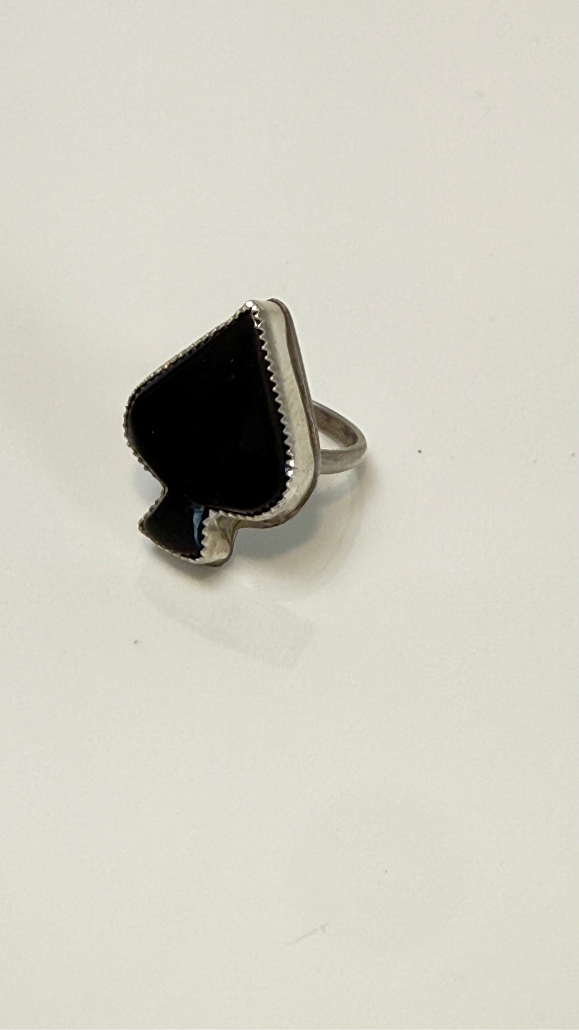 Black Onyx Spade Ring – Giddy Up Silver Co