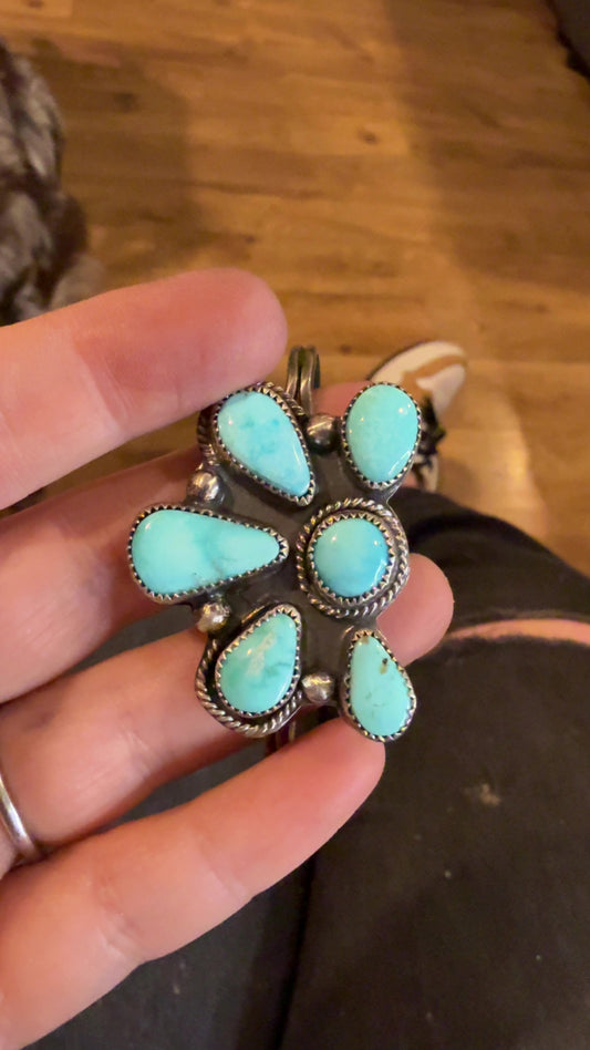 Kingman turquoise cuff